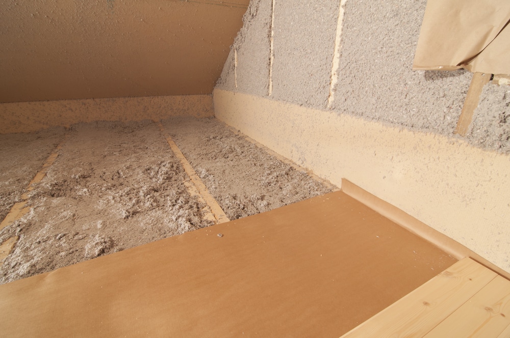 Insulation in walls and floors