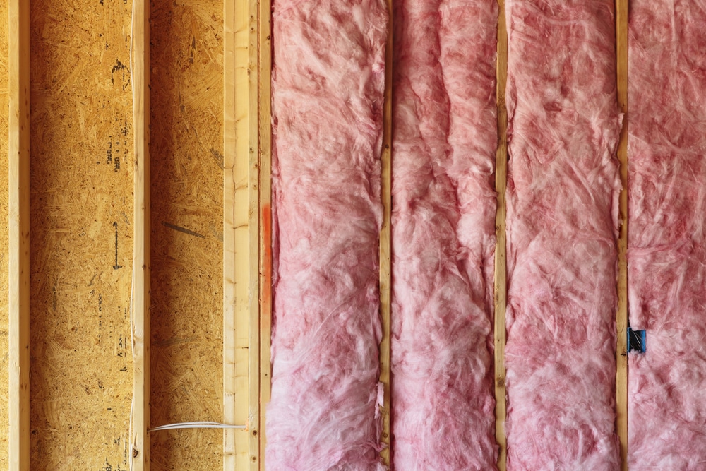 Insulation in wall